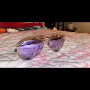 Purple Ray Ban 58 mm sunglasses!
